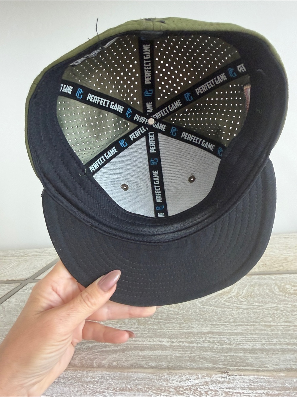 Perfect Game PG Hat with American Flag Patch XS/S - Picture 4 of 5